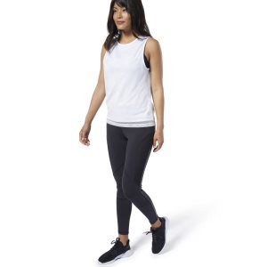 Reebok Cardio Performance Muskelshirt Damen - Weiß - DE 982-KOE